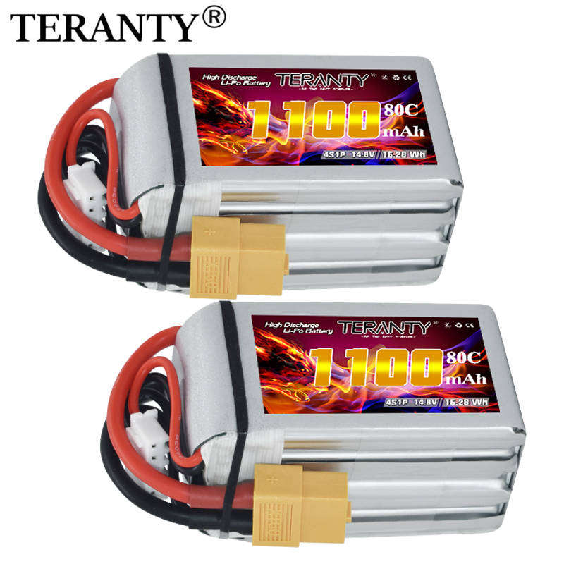 Fpv Drone Battery - Batería Lipo TERANTY 4S 1100mAh 80C/160C