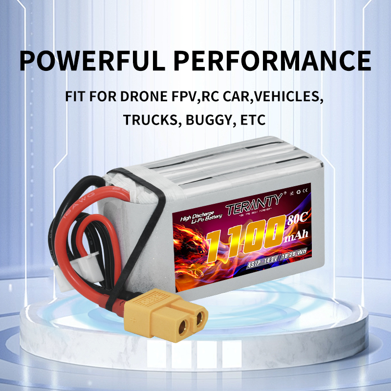 Batería Lipo TERANTY 4S 1100mA - Fpv Drone Battery reseña y precio